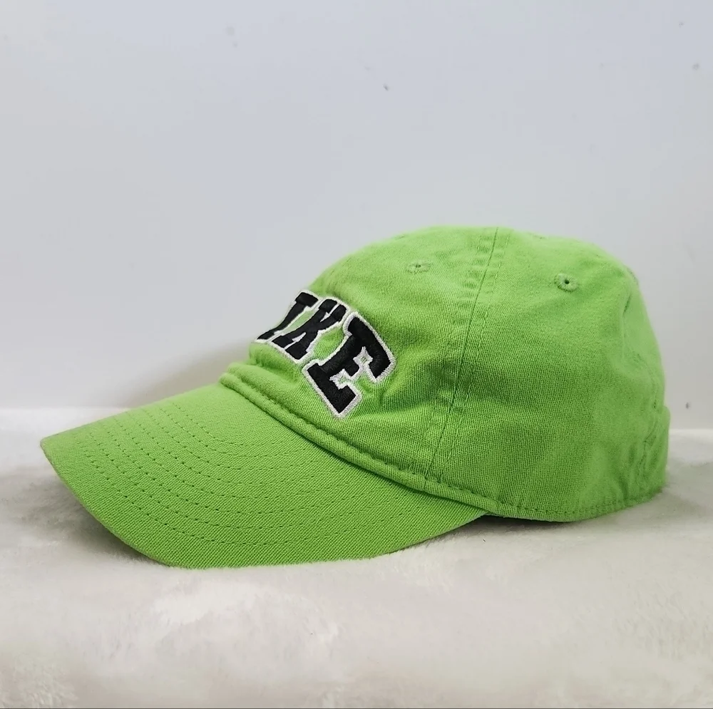 Nike Lime Green Black White Swoosh Just Do It Baseball Hat Cap Unisex Size 4-7